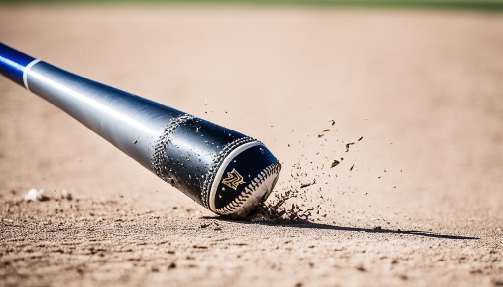 dangers of cracked aluminum bats