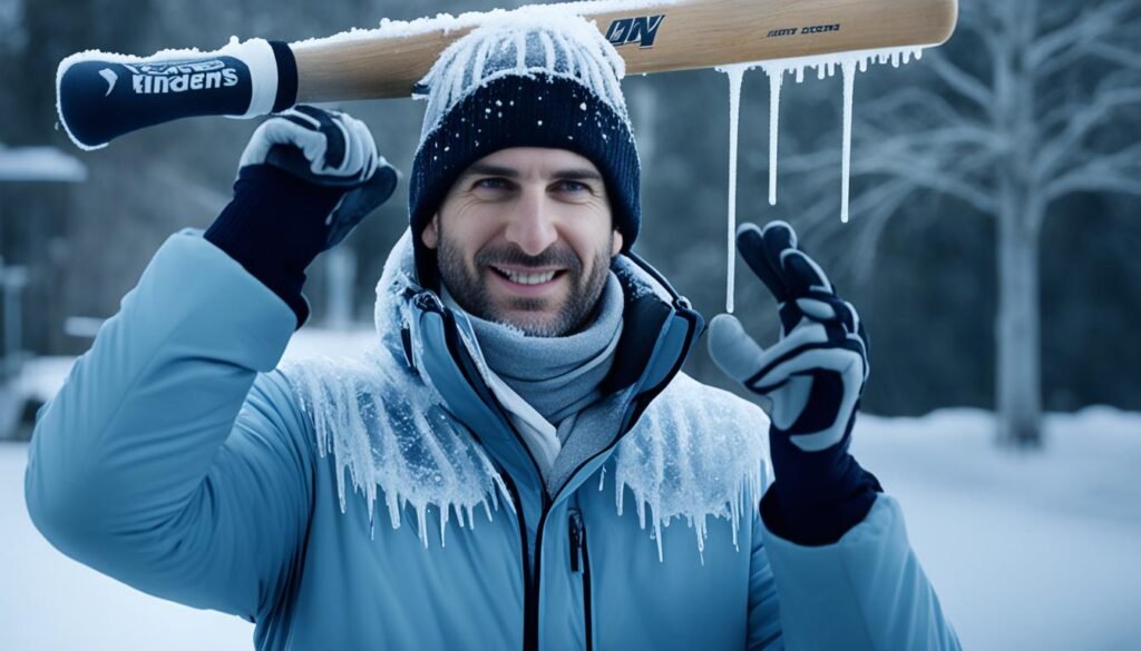 safety tips for using baseball bat in cold weather